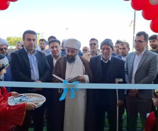 مراسم افتتاح ساختمان شهر بازی سرپوشیده جزیره همزمان با دهه مبارک برگزار گردید