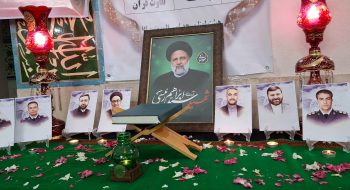 اولین سالگرد شهدای خدمت در مسجد امیر المؤمنین (ع) شهر خارگ برگزار شد