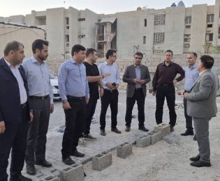 بازدید مشترک شهردار و اعضای شورای اسلامی شهر خارگ از پروژه‌های عمرانی