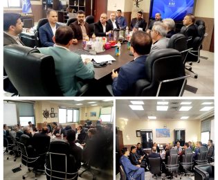 نشست رییس شورای شهر خارگ با معاونین اداره کل بنادر و دریانوردی استان بوشهر برگزار شد