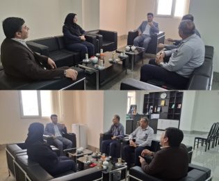 دیدار اعضای شورای اسلامی شهر خارگ و معاون شهردار با رییس دادگاه عمومی بخش خارگ به مناسبت گرامیداشت هفته قوه قضائیه