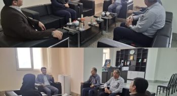 دیدار اعضای شورای اسلامی شهر خارگ و معاون شهردار با رییس دادگاه عمومی بخش خارگ به مناسبت گرامیداشت هفته قوه قضائیه